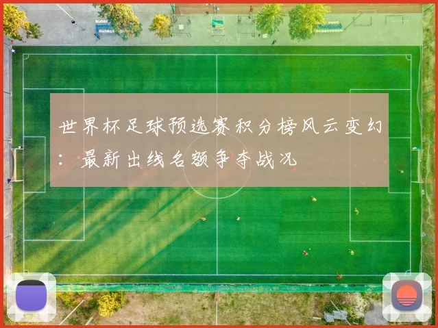 世界杯足球预选赛积分榜风云变幻：最新出线名额争夺战况